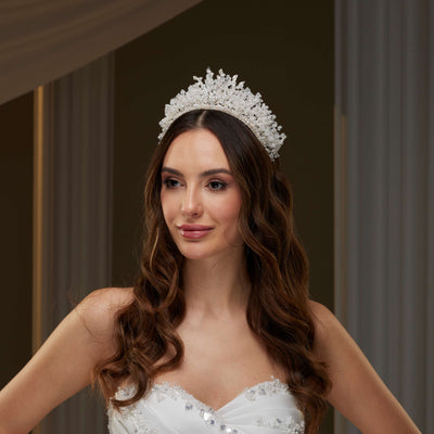 Elegant Crystal Bridal Tiara