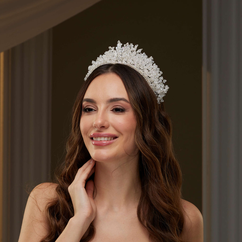 Elegant Crystal Bridal Tiara