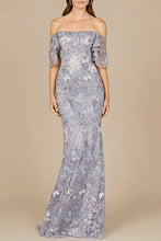 Load image into Gallery viewer, Elegant Off Shoulder Embellished Gown