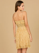Load image into Gallery viewer, Beaded, Feather Cocktail Short