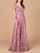 Load image into Gallery viewer, Tonal Lace Ballgown