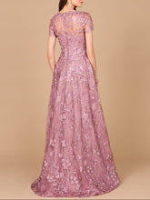 Load image into Gallery viewer, Tonal Lace Ballgown