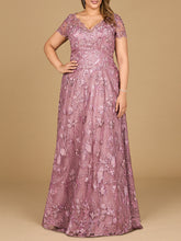 Load image into Gallery viewer, Tonal Lace Ballgown