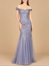 Load image into Gallery viewer, Off Shoulder Mermaid Gown