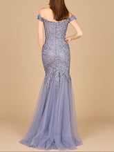 Load image into Gallery viewer, Off Shoulder Mermaid Gown