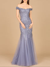 Load image into Gallery viewer, Off Shoulder Mermaid Gown