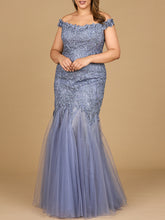 Load image into Gallery viewer, Off Shoulder Mermaid Gown