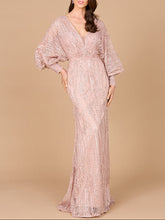 Load image into Gallery viewer, Long Bishop Sleeve Lace Gown