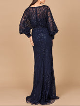 Load image into Gallery viewer, Long Bishop Sleeve Lace Gown
