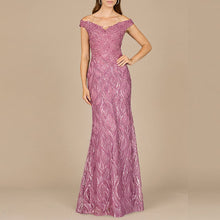 Load image into Gallery viewer, Off Shoulder, Mermaid Lace Gown