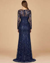 Load image into Gallery viewer, Long Sleeve Lace Gown | 29050