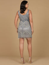 Load image into Gallery viewer, High Neck Beaded Short Dress