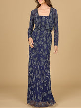 Load image into Gallery viewer, Sheath Gown with Long Sleeve Jacket