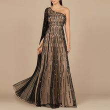 Load image into Gallery viewer, One Shoulder A-Line Gown