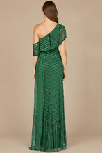 Load image into Gallery viewer, Off Shoulder Sheath Beaded Gown