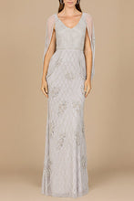 Load image into Gallery viewer, Beaded Cape Sleeve Dress