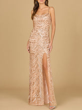 Load image into Gallery viewer, Scoop Neck Beaded Dress