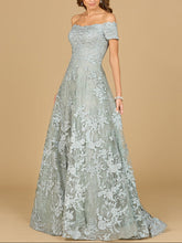 Load image into Gallery viewer, Off Shoulder A-Line Gown | Lara 29122