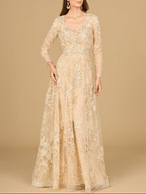 Load image into Gallery viewer, Lace Ballgown with Long Sleeves