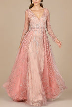 Load image into Gallery viewer, Elegant Overskirt Dress with Long Sleeves