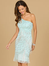 Load image into Gallery viewer, One Shoulder Cocktail Dress
