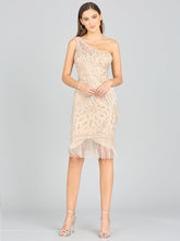 Load image into Gallery viewer, One Shoulder Cocktail Dress