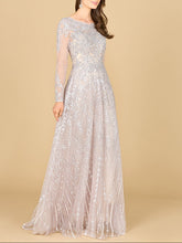Load image into Gallery viewer, Long Sleeve High Neck Gown