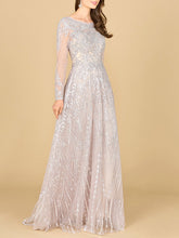 Load image into Gallery viewer, Long Sleeve High Neck Gown