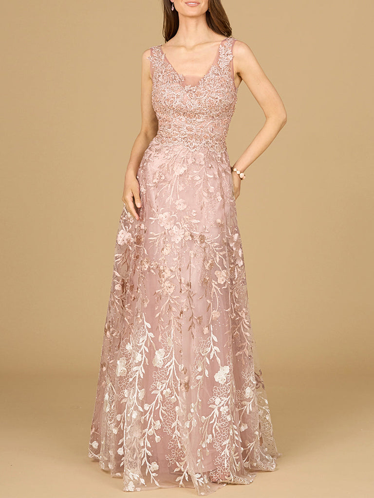 Ombre Lace Ballgown