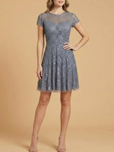 Load image into Gallery viewer, Cap Sleeve Sequin Short Dress