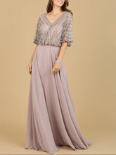 Load image into Gallery viewer, Chiffon A-line Long Gown