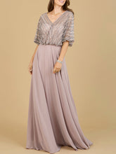 Load image into Gallery viewer, Chiffon A-line Long Gown
