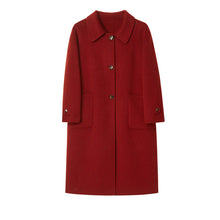 Load image into Gallery viewer, Stylish Double-Faced Wool Coat For Elegant Outerwear For Mature Women And Moms