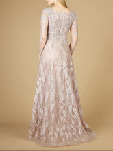 Load image into Gallery viewer, Long Sleeve V-Neck Ballgown  - OUTLET