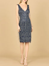 Load image into Gallery viewer, Fringe Cocktail Dress