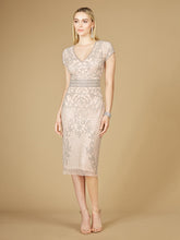 Load image into Gallery viewer, Cap Sleeve Midi Gown  - OUTLET