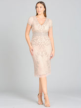 Load image into Gallery viewer, Cap Sleeve Midi Gown  - OUTLET