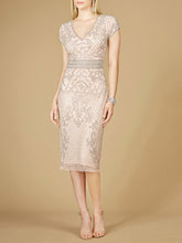 Load image into Gallery viewer, Cap Sleeve Midi Gown  - OUTLET