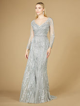 Load image into Gallery viewer, Asymmetrical Skirt Overlay Dress with Long Sleeves