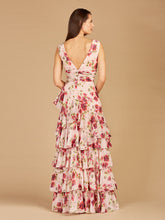 Load image into Gallery viewer, Ruffle Skirt Print Dress - OUTLET