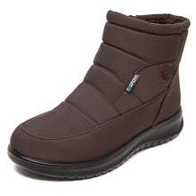 Load image into Gallery viewer, Women's Non-Slip Waterproof Snow Ankle Boots | Flat Heel Cotton Warm Shoes