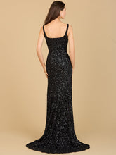 Load image into Gallery viewer, Sweetheart Neckline, Beaded Gown with Slit