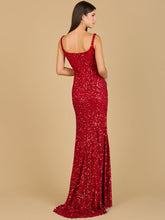 Load image into Gallery viewer, Sweetheart Neckline, Beaded Gown with Slit