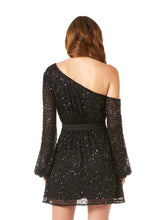 Load image into Gallery viewer, One Shoulder Cocktail Dress OUTLET