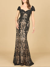 Load image into Gallery viewer, Fitted Lace Mermaid Gown