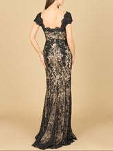Load image into Gallery viewer, Fitted Lace Mermaid Gown