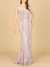 Load image into Gallery viewer, Fitted Lace Mermaid Gown