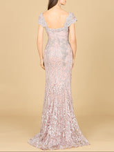 Load image into Gallery viewer, Fitted Lace Mermaid Gown