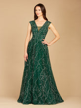 Load image into Gallery viewer, V-Neck Beaded Ball Gown OUTLET