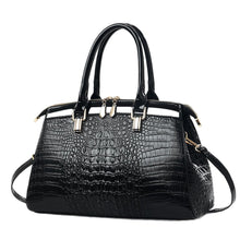 Load image into Gallery viewer, Patent Leather Large-Capacity Commuter Handbag European And American Style
